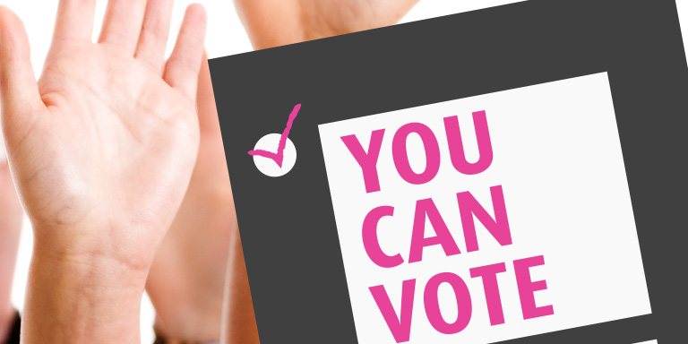 you can vote
